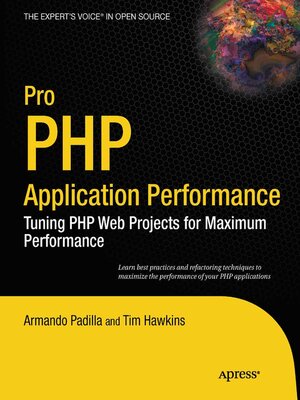 cover image of Pro PHP Application Performance